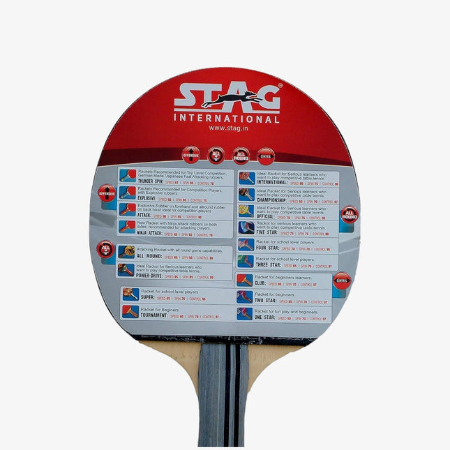 Stag International Table Tennis Racket