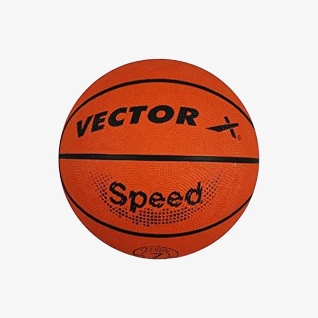 Vector X Speed Rubberised Basketball (Orange)