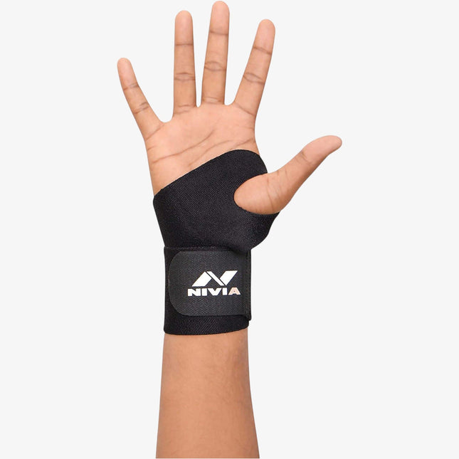 Nivia Basic Wrist Support With Thumb Hole Velcro WS-2905