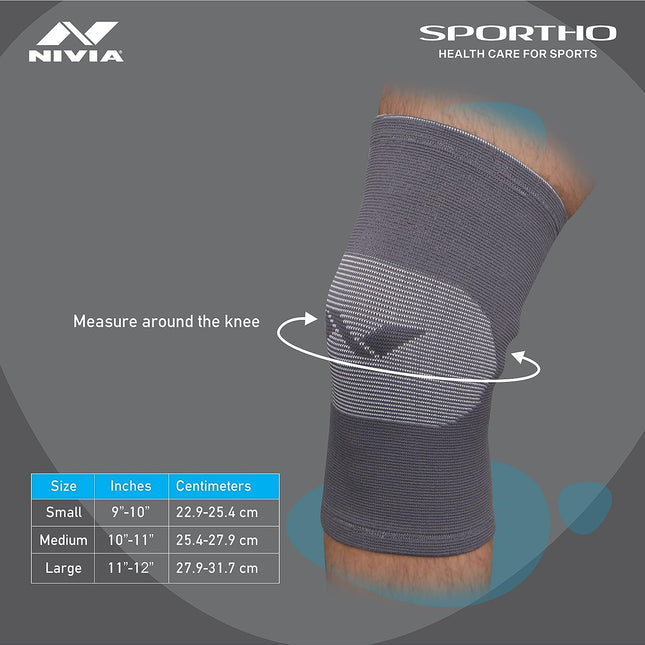 Nivia Orthopedic Knee Support Knitted-Pair