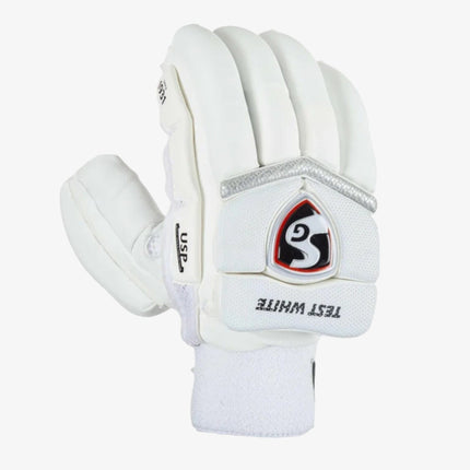 SG Test White Cricket Batting Gloves