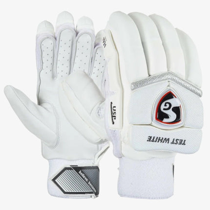 SG Test White Cricket Batting Gloves