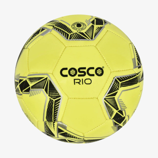 Cosco Rio Football - Size: 3  (Pack of 1, Yellow, Black)