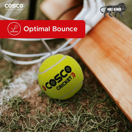 Cosco Light Weight Cricket Ball, (Yellow)