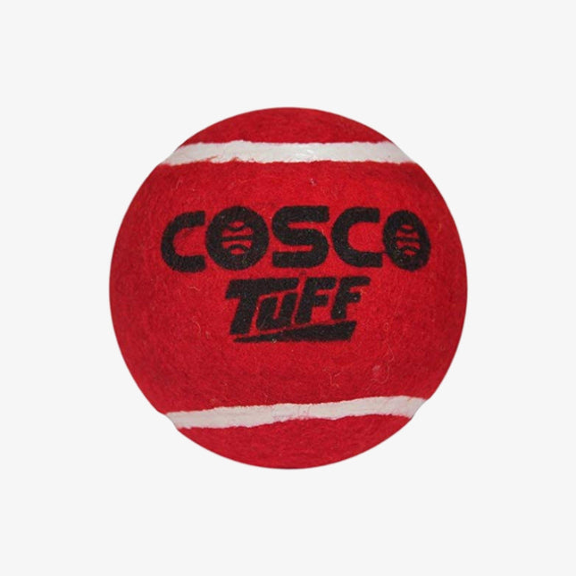 Cosco Cotton Tuff Cricket Tennis Ball (Red)