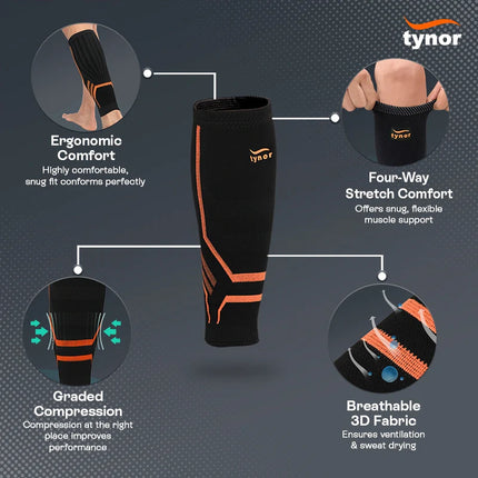 Tynor Shin And Calf Support Air Pro (Pair)