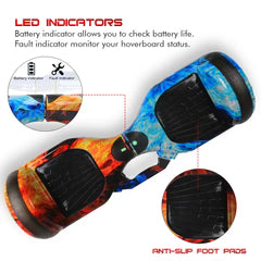 Hoverboard H6 Eco Cool Fire