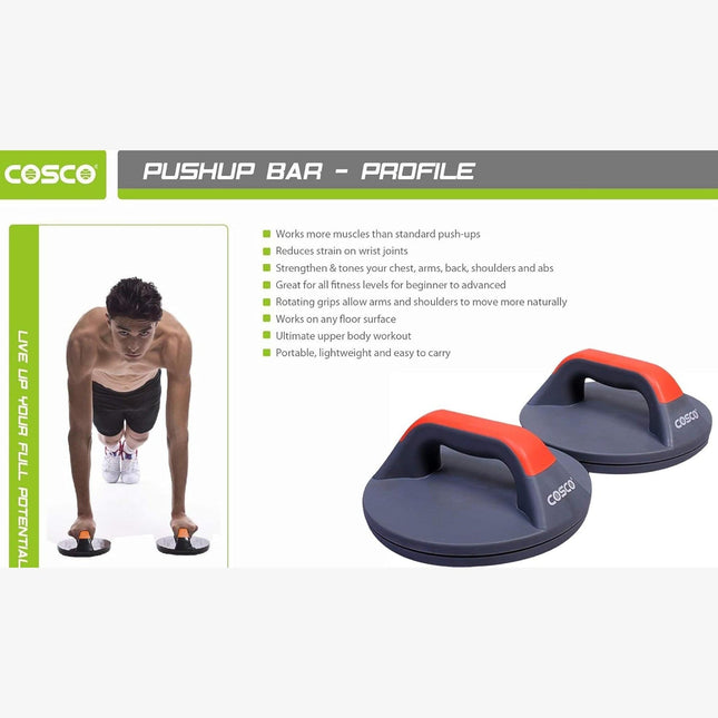 Cosco Profile Pushup Bar (Pair)