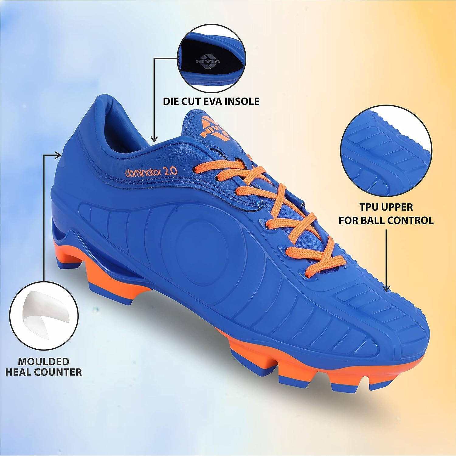 Nivia Dominator 2.0 Football Shoes â Romjee Sports Llp