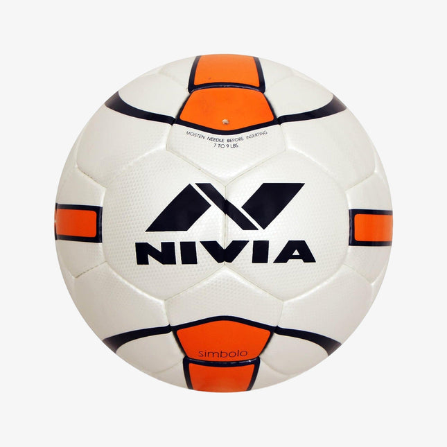 Nivia Simbolo Leather Football (Size 5)