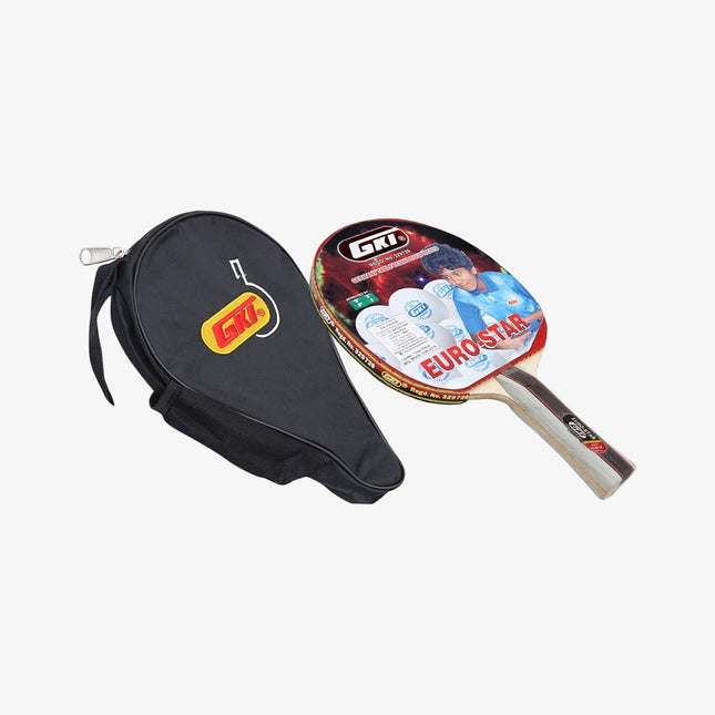 GKI Euro Star Table Tennis Wooden Racquet