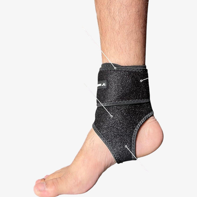 Vector X VNS-010 Neoprene Black Ankle Support