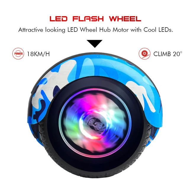 Hoverboard H6 Eco Blue MIlatry