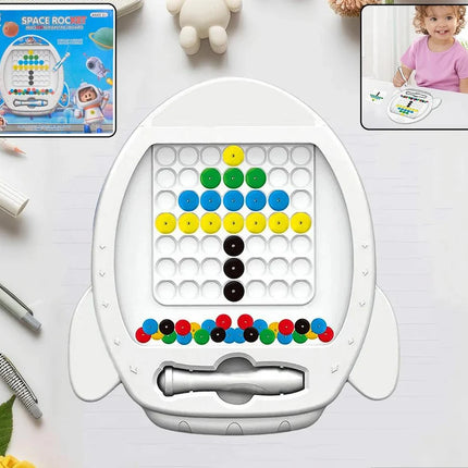 Space Rocket Magnetic Painting Board