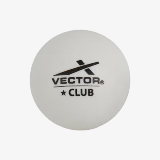 Vector X Club 1 Star Premium ABS Plastic Table Tennis Ball (Pack of 3)