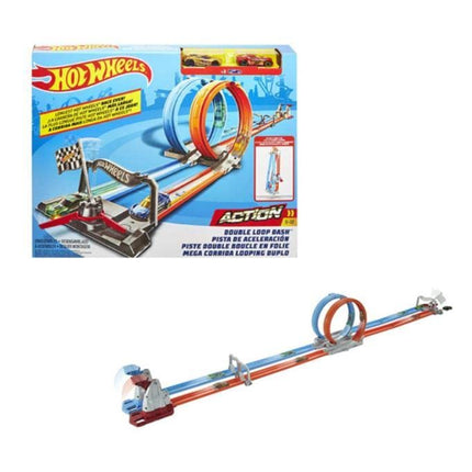 Mattel Toys Double Loop Dash Track Set