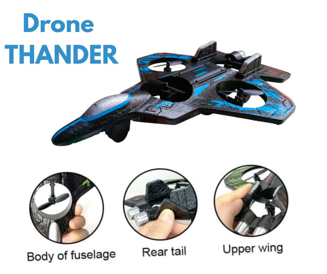 MS Remote Control Thunder Charge Airplane 360'