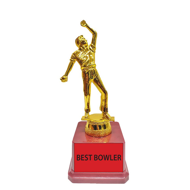 Trophy Cricket Bowler