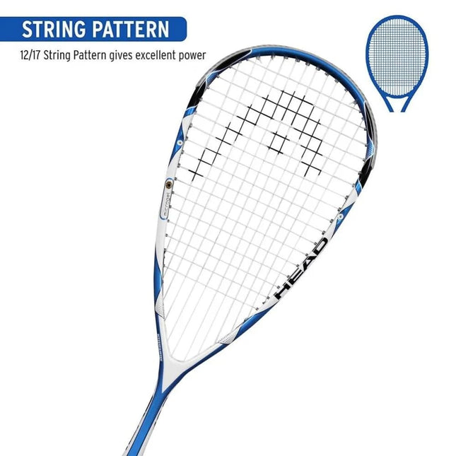 HEAD Micro gel Graphite 125 Squash Racquet