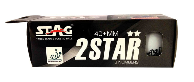 STAG 2 Star Seam Plastic Table Tennis Ball (Pc)