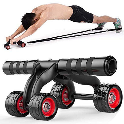 Vector X 4 Wheel Ab Roller with Knee Mat