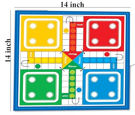 Wooden Ludo & Chess 2 in 1