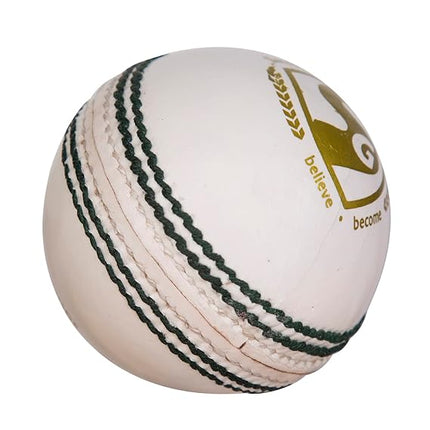 SG Leather Cricket Ball SHIELD 30 White