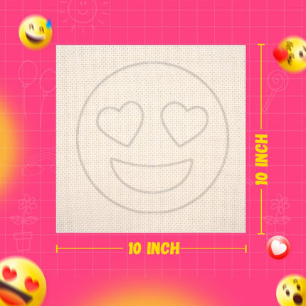 Kreeda Punch Needle Emogi Making-Embroidery Kit
