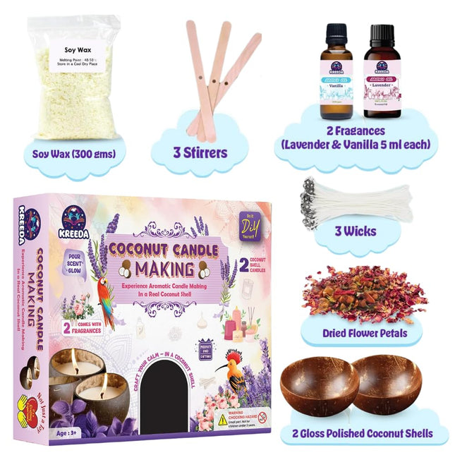 Kreeda Coconut Candle Making Kit