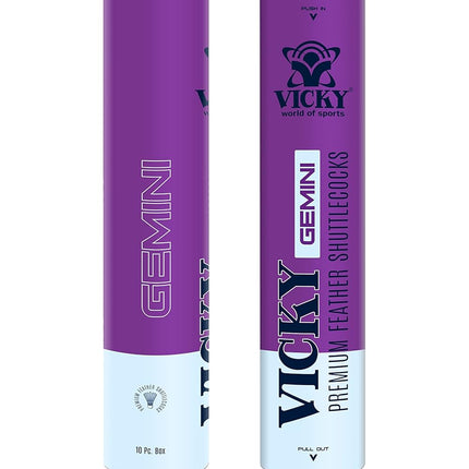 Vicky Gemini Badminton Feather Shuttlecock