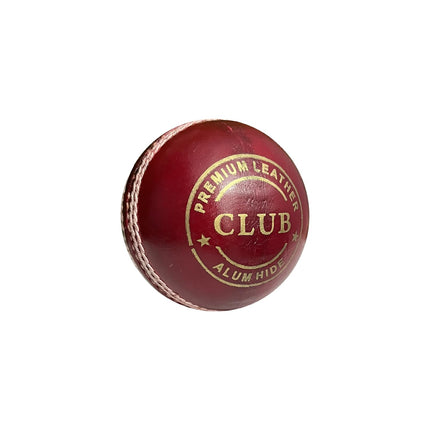 Voves India Leather Cricket Ball CLUB Red