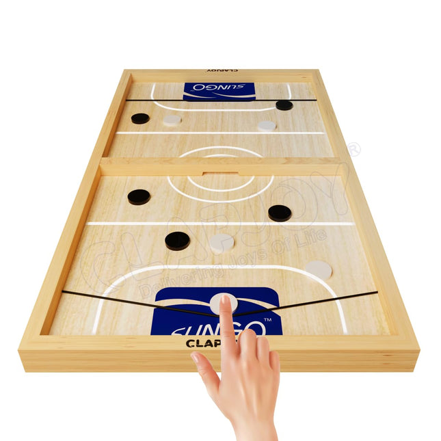 String Puck Basketball Game