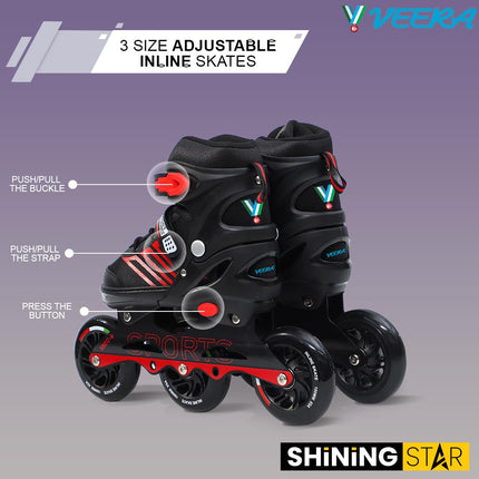 Veera V-747 3 Wheel Inline Skate