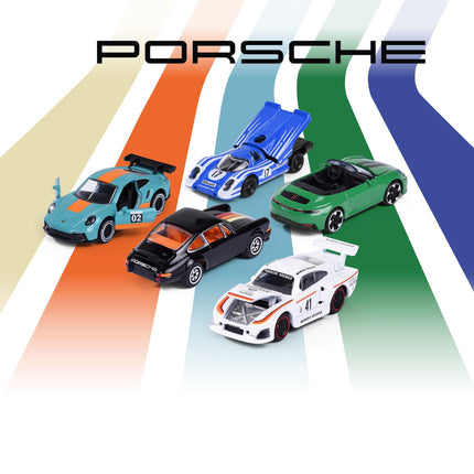 Majorette Porsche Premium 5 Cars Set