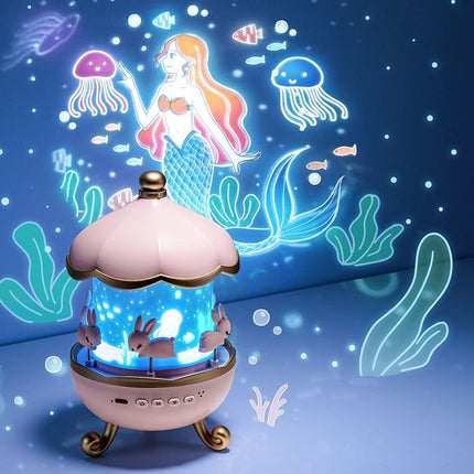 NS Bunny's Carousel Night Light Projector