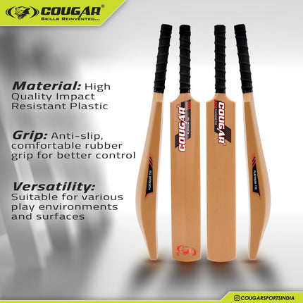 Cougar Plastic Cricket Bat