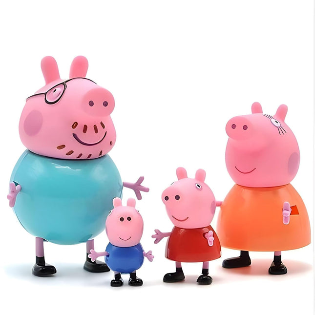 HT Peppa Pig And Family (4Pcs Set)