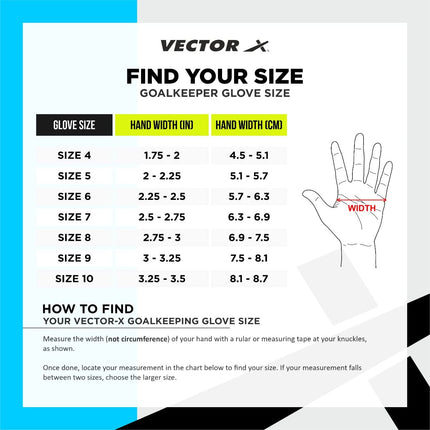 Vector X Tornado Football Goalkeeper Gloves