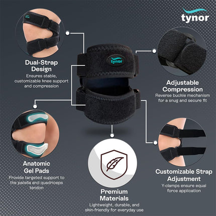 Tynor Dual Patellar Knee Support