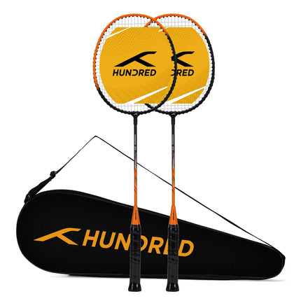 HUNDRED Badminton Racket Powertek-100 (Set of 2)