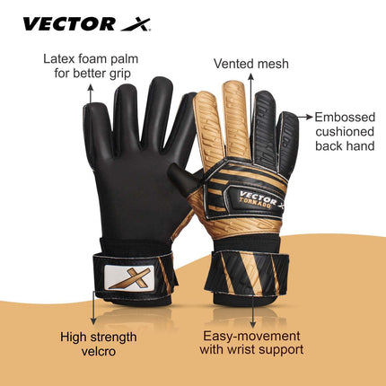 Vector X Tornado Football Goalkeeper Gloves