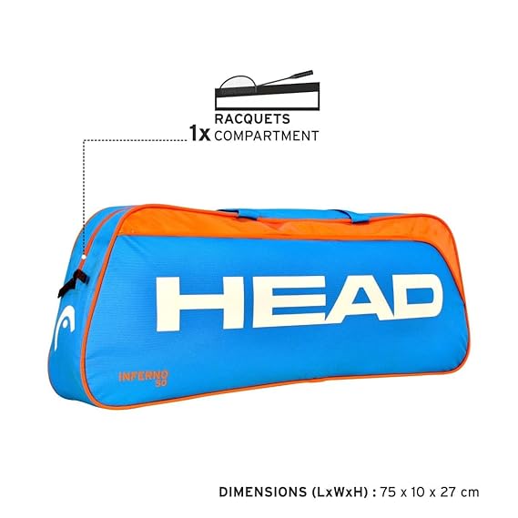 HEAD BADMINTON KIT BAG INFERNO 50