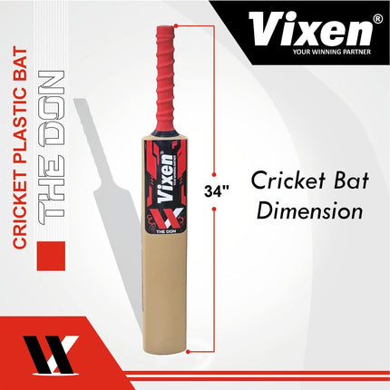 Vixen Plastic Cricket Bat DON