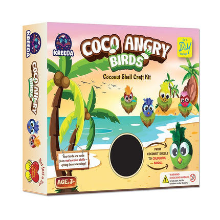 Kreeda Coco Angry Birds Coconut Shell Craft Kit