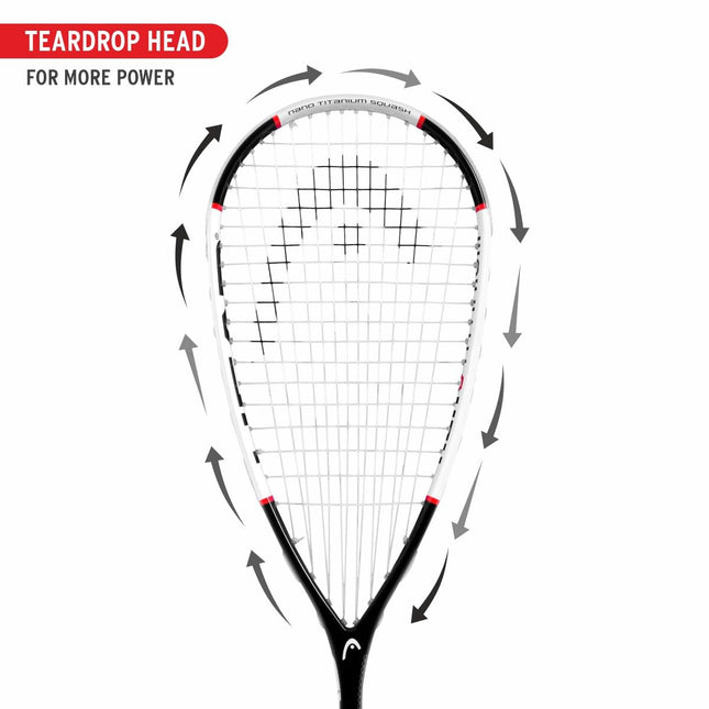 Head Nano Ti. 115 Squash Racquet