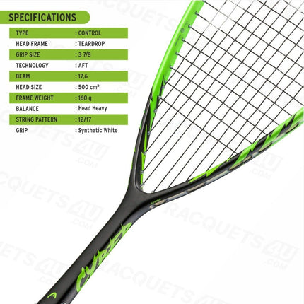 HEAD Squash Cyber Tour Racquet