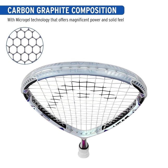 HEAD Micro Gel Graphite 125 Squash Racquet