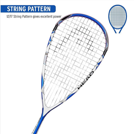 HEAD Micro Gel Graphite 125 Squash Racquet