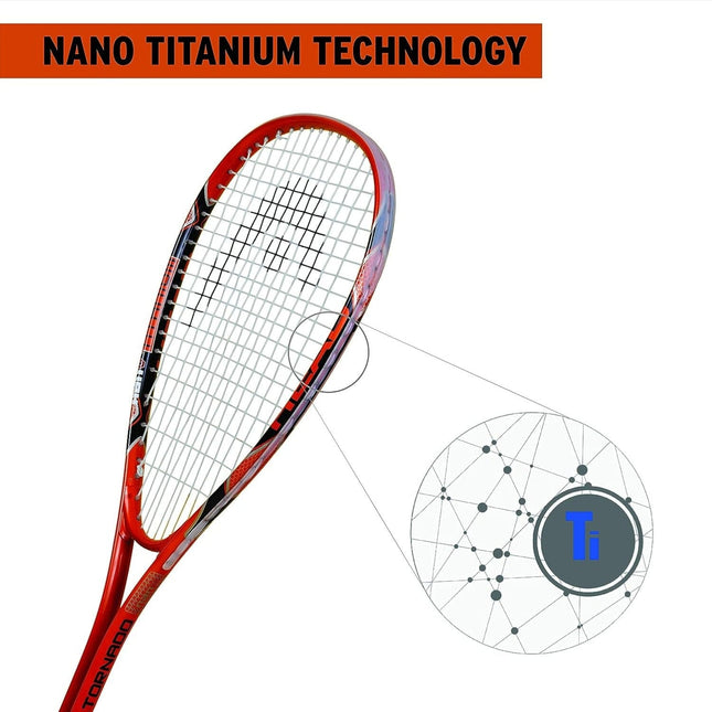 HEAD Nano Ti Tornado Squash Racquet