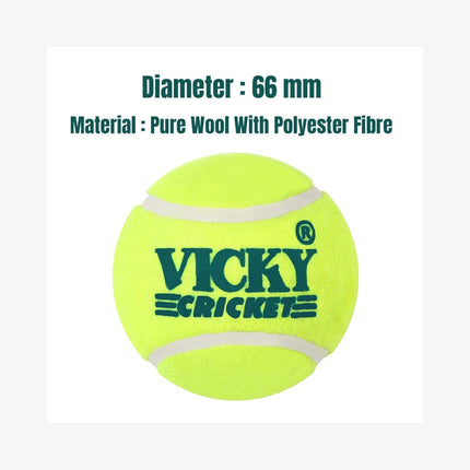 Vicky Light Cricket Tennis Ball